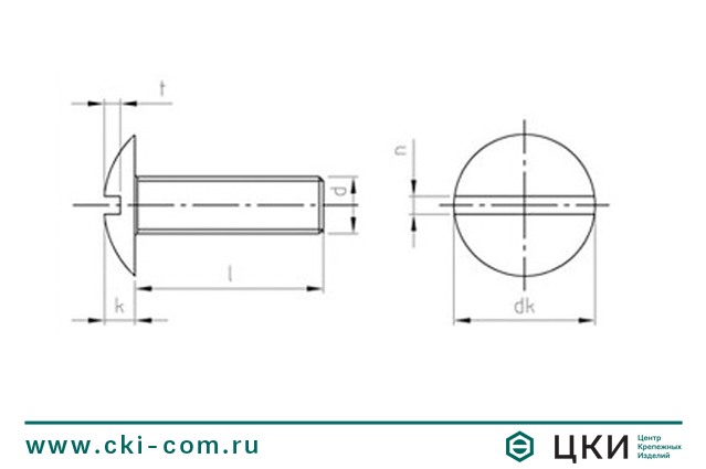 Винт NF E 27-128 чертеж ГК ЦКИ