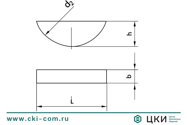 DIN 6888 чертеж ГК ЦКИ