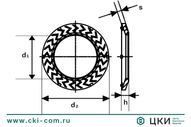 Шайба контактная чертёж ГК ЦКИ