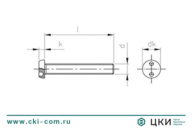 Стопорный винт art.9101 чертеж