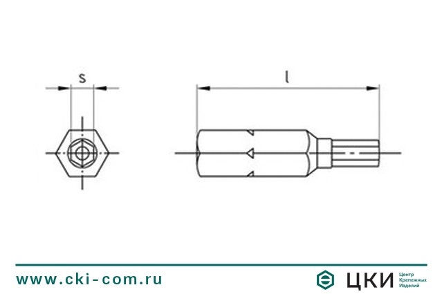 Бит для стопорных винтов art.9119