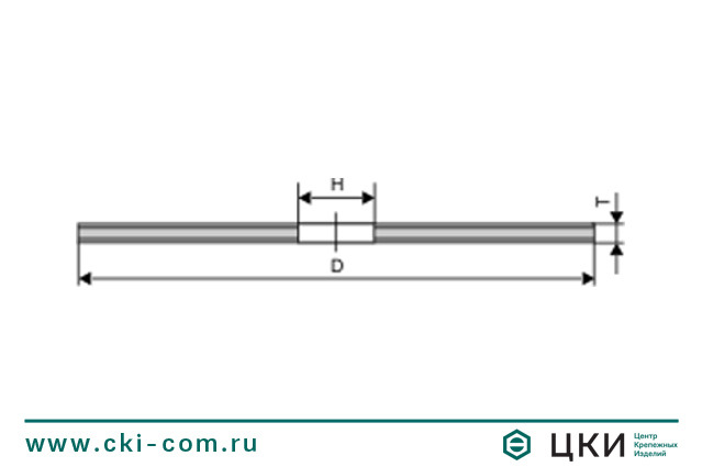 Круг отрезной по камню(чертеж)