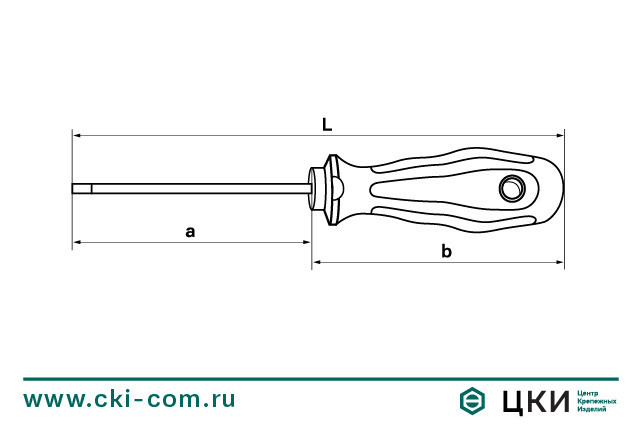 Набор отвёрток Felo, серия 800 (чертёж)
