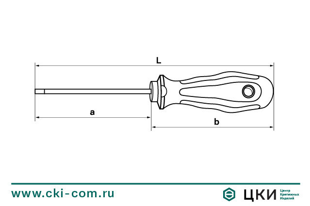Отвёртка Felo Ergoniс (чертёж)