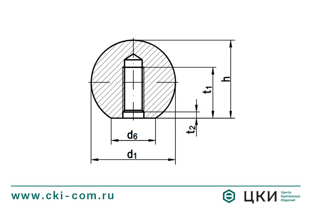 Ручка шаровая чертёж
