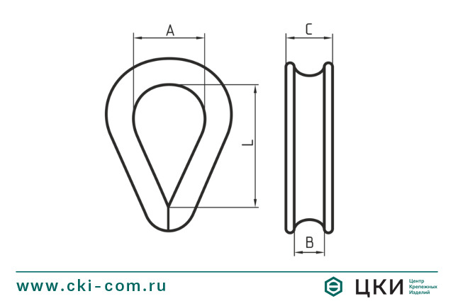 Коуш DIN 6899 чертеж