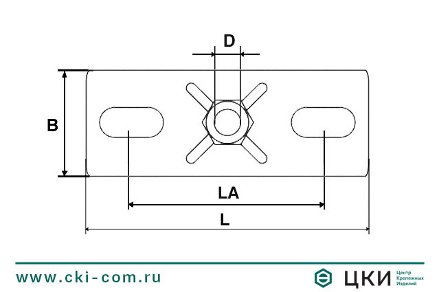 Пластина подпятник GPL GPS чертёж