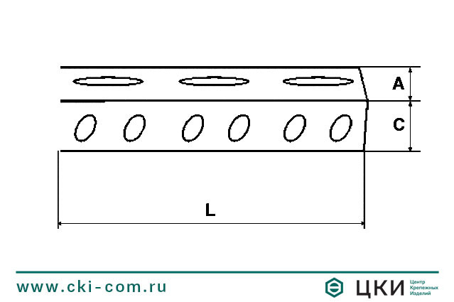 Шина монтажная Г-образная