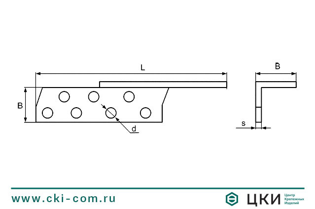 Держатель балки правый