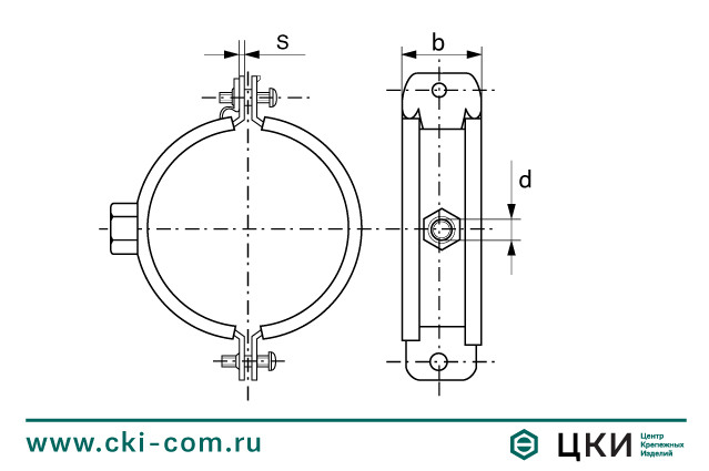 Хомут FRS Plus чертёж