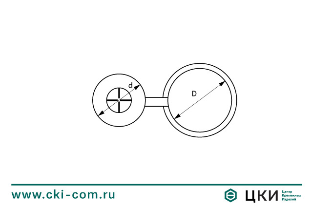 Колпачок для вытяжных заклёпок (чертёж)