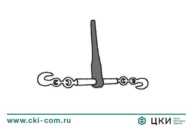Талреп цепной KKIR (чертёж)
