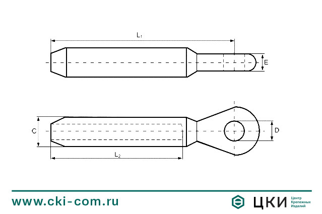 Наконечник троса М 8317 (чертёж)