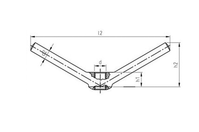 Гайка DIN 80701 рычажковая