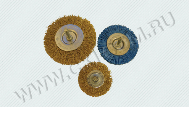 Кордщётка дисковые с оправкой 6мм Osborn