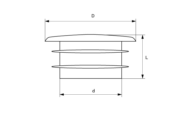 Заглушка круглая RACO