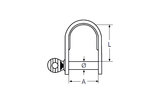 Скоба монтажная омегаобразная арт. 8297