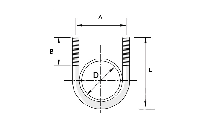 Хомут U-образный