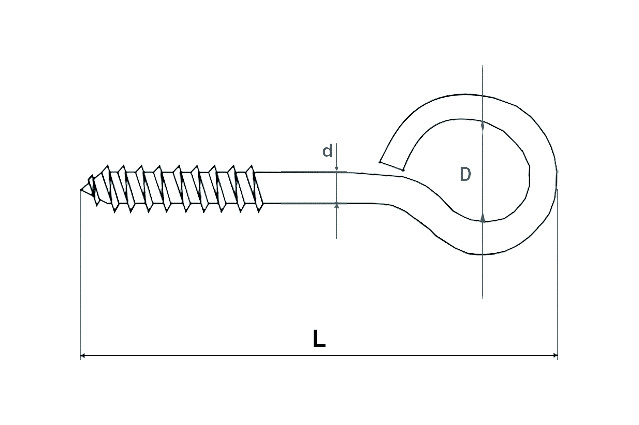 Шуруп-кольцо MGV