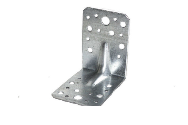 Пластина угловая усиленная с отверстиями разного диаметра