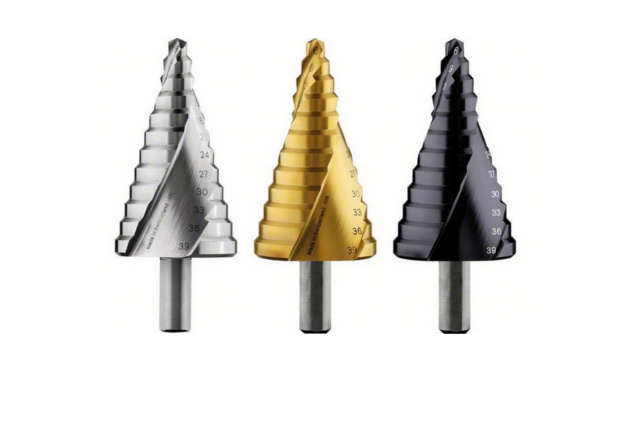 Сверло ступенчатое спиральное