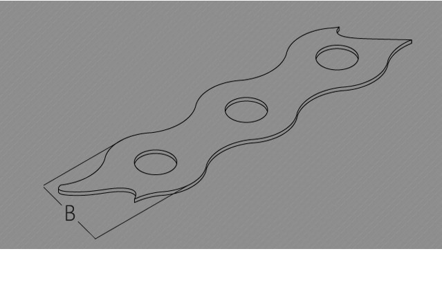 Лента монтажная "волна"