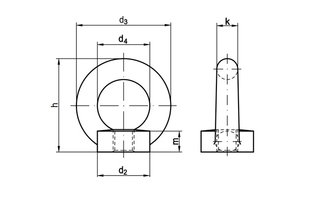 Рым-гайка DIN 582