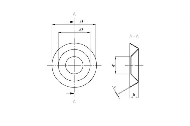 Шайба-розетка NFE 27-619, art.9081, art. 88965, art. 88966