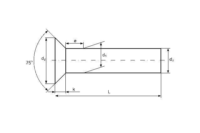 Заклёпка забивная DIN 661