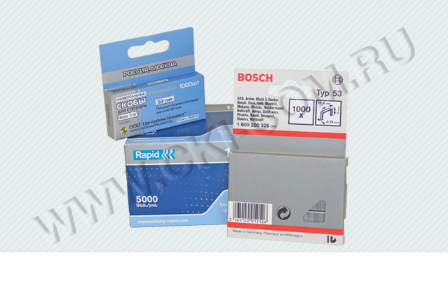 Скрепки для степлеров Bosch, Rapid