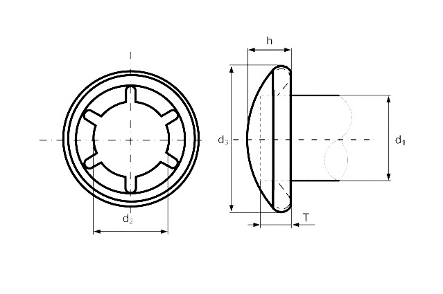 Шайба стопорная STAR-LOCK с колпачком