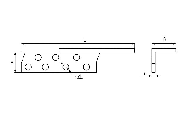 Держатель балки правый