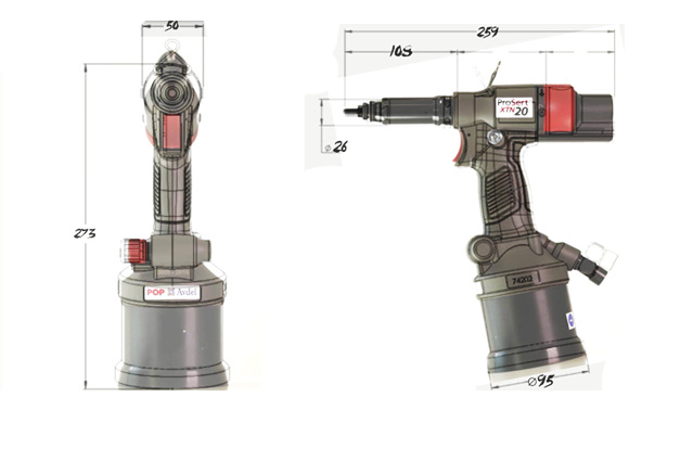 Заклепочник POP-Avdel ProSert XTN20