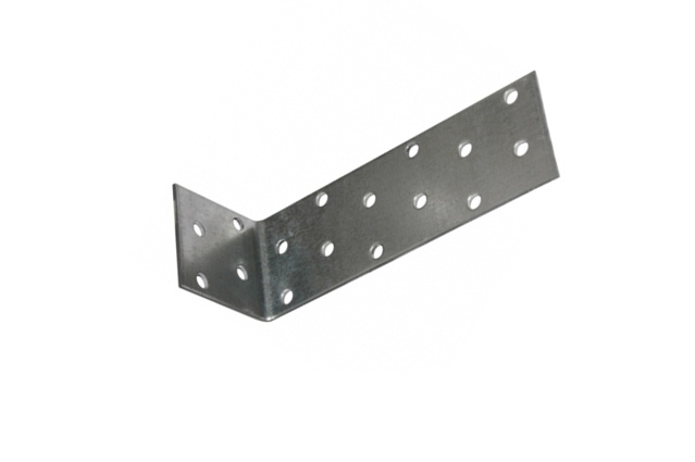 Пластина перфорированная угловая с одинаковыми отверстиями