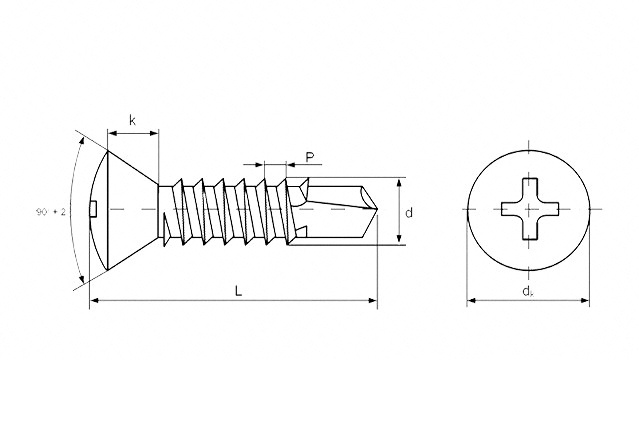 Саморез DIN 7504 R