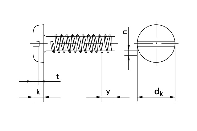 Саморез DIN 7971 F
