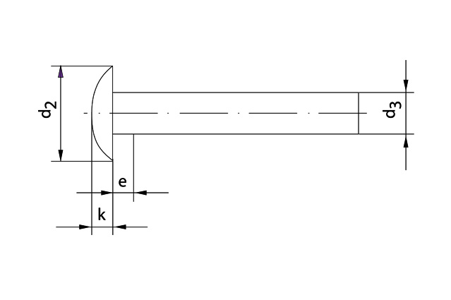 Заклепка забивная DIN 674