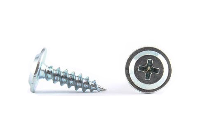 Саморез по металлу с прессшайбой остроконечный ПРОФИ