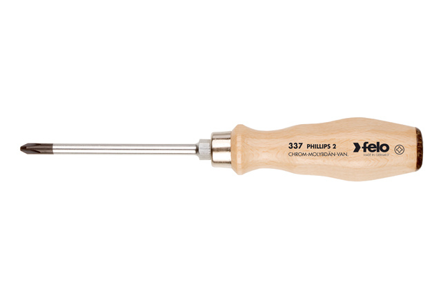 Отвёртка Felo с деревянной рукояткой