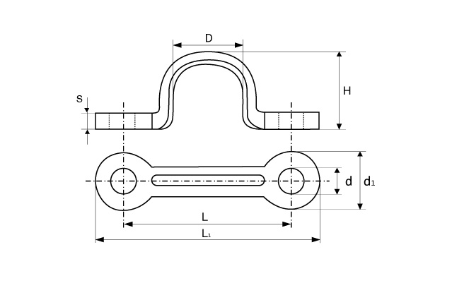 Скоба-хомут М 8127