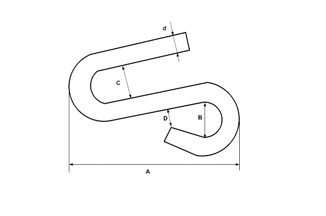 Крючок S-образный М8966-Н