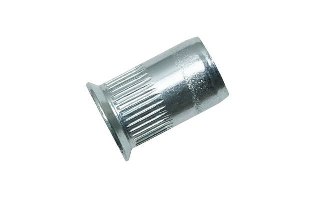 Заклёпка-гайка стальная с потайным уменьшенным бортиком шестигранная