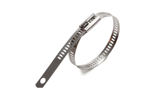 Стяжка крепежная лестничного типа стальная нержавеющая