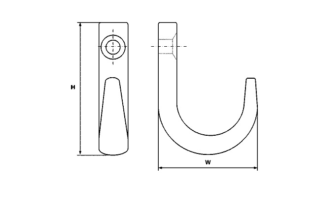 Крючок для одежды М 8370
