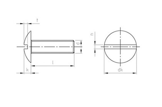 Винт NF E 27-128 (art.9056)