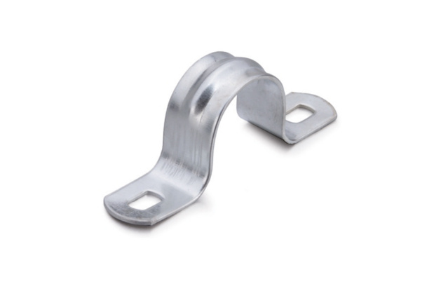 Скоба металлическая двухлапковая