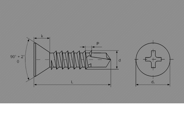 Саморез DIN 7504 O