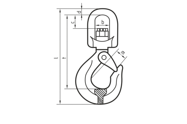 Крюк с вертлюгом SK LE