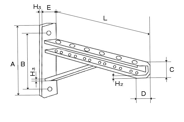 Кронштейн с опорой