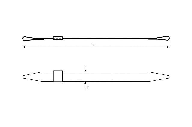 Строп текстильный ленточный петлевой
